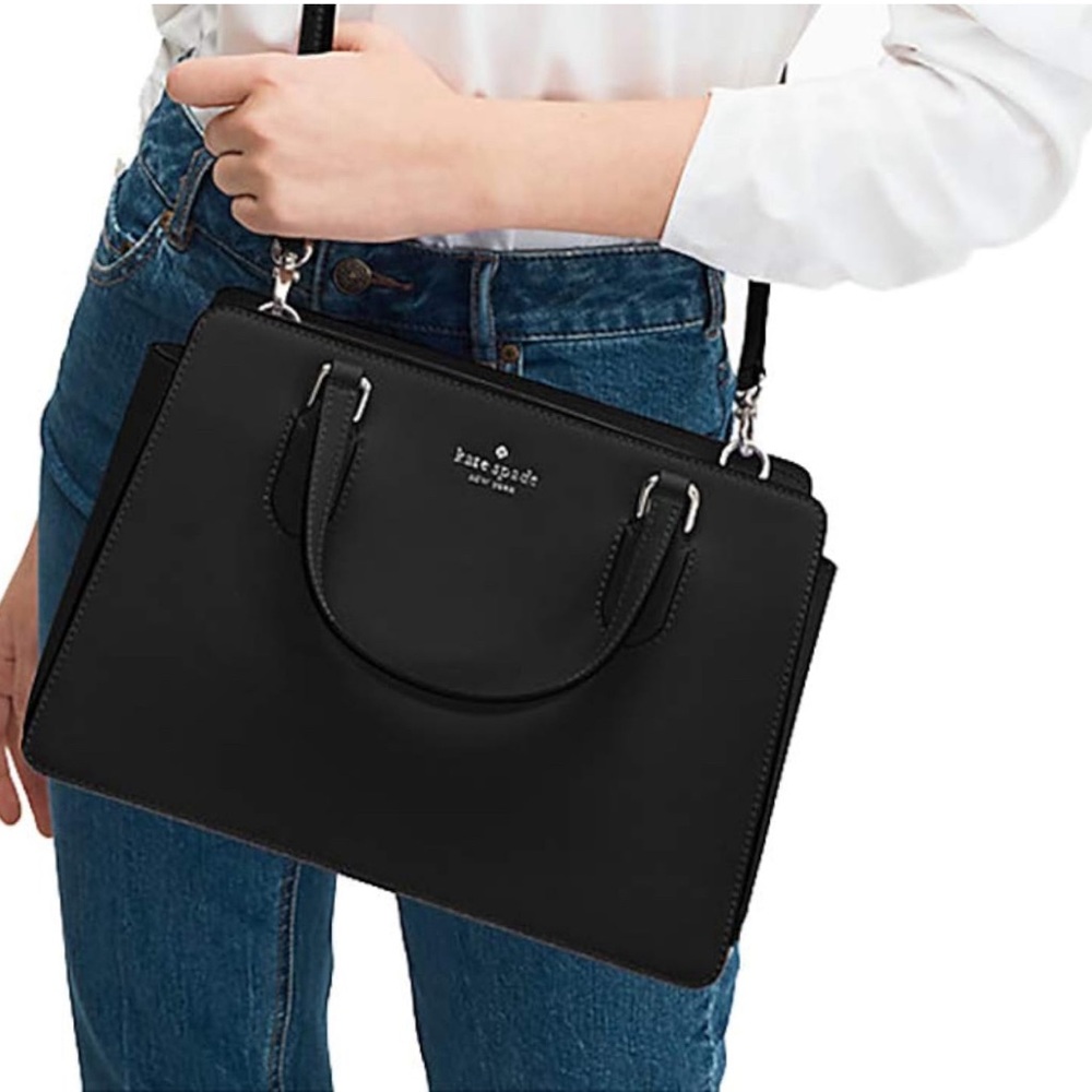 Kate Spade New York Laurel Way Reese satchel in black